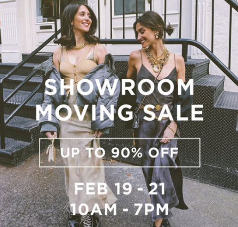 DANNIJO Showroom Moving Sale