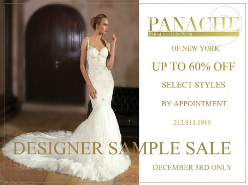 Panache Bridal Designer Sample Sale