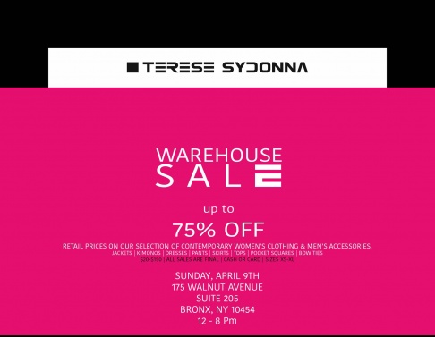 Terese Sydonna Warehouse Sale