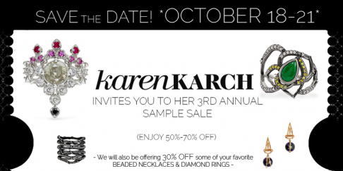 Karen Karch Sample Sale