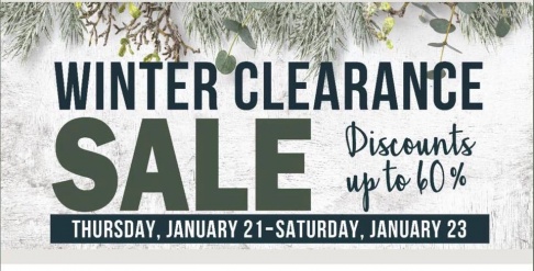 Pip’s Boutique and Pip’sSqueak Annual Winter Clearance Sale