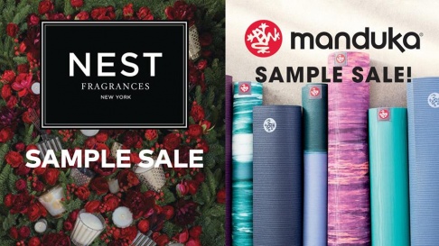 NEST Fragrances and Manduka Sample Sale