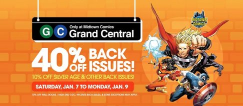 Midtown Comics Grand Central Back Issues Sale