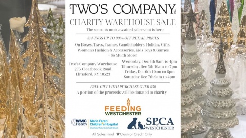 Two's Company Annual Charity Warehouse Sale