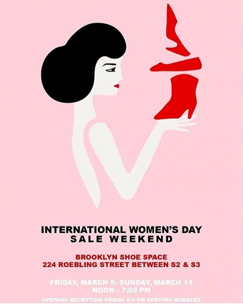 Brooklyn Shoe Space Women's Day Sale Weekend