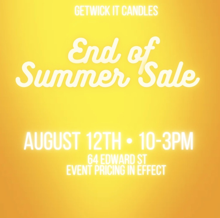 Get Wick It Candles End of Summer Clearance Sale