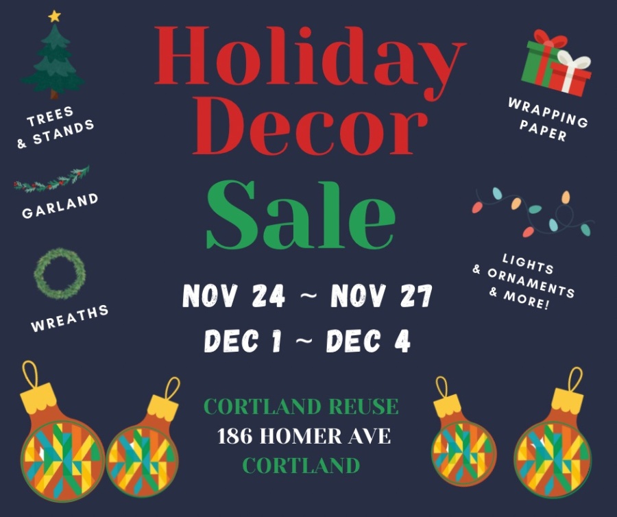 Cortland ReUse Holiday Decor Sale
