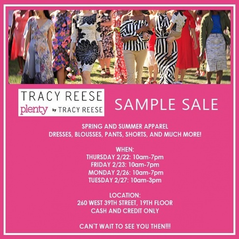 Tracy Reese Sample Sale