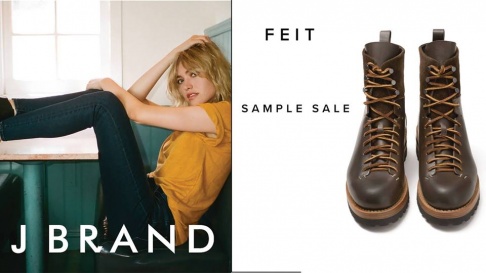 J BRAND and FEIT Sample Sale