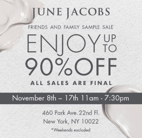 June Jacobs Sample Sale