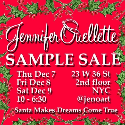 Jennifer Ouellette Sample Sale