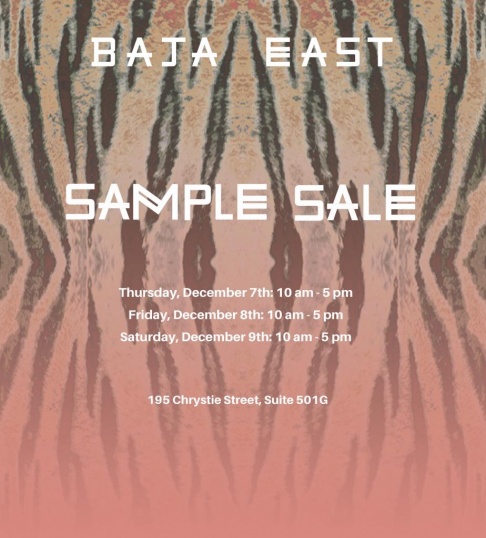Baja East Sample Sale