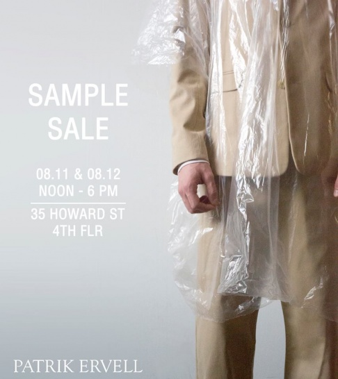 Biannual sample sale starts Friday at noon. https://t.co/94uygQh4z1