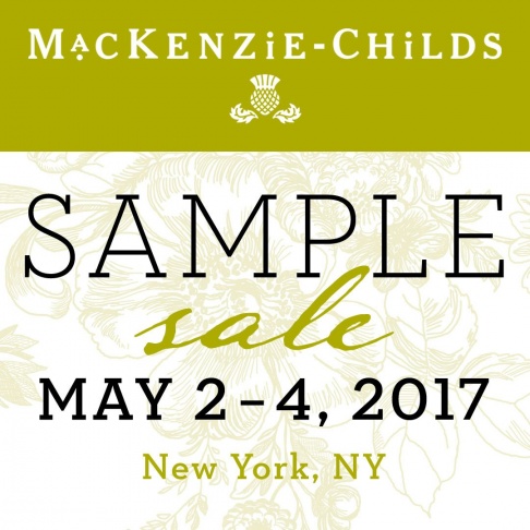 MacKenzie-Childs sample sale