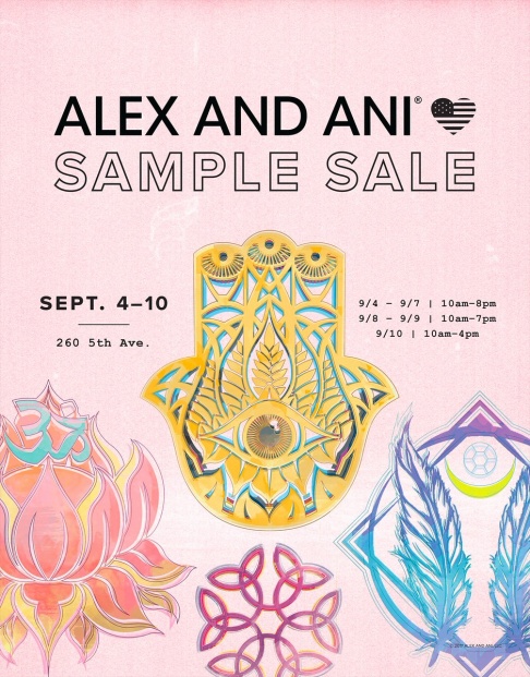 Alex and Ani Sample Sale